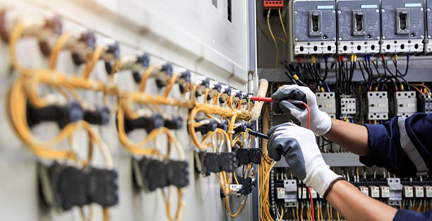 Professional Electrician technician working in Brookshire, TX